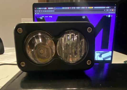 V2 baja battery pack light