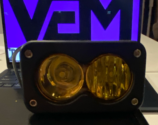 V2 baja battery pack light